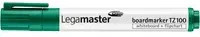 Legamaster Whiteboard- und Flipchartmarker TZ 100 mit Bullet-Spitze in Weiß und Grün - Bild 1