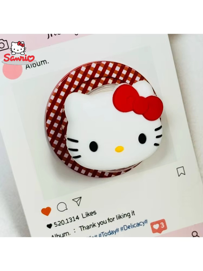Sanrio Hello Kitty Magnetischer Griptok Handyhalter mit MagSafe Kompatibilität für iPhone und Samsung - Bild 2