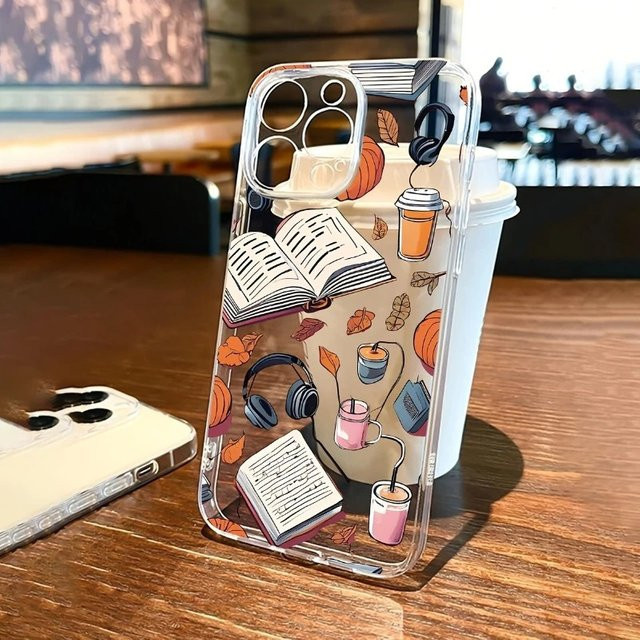 Remazy Stoßfeste iPhone Schutzhülle mit Herbst Ahornblatt Design in Multicolour für verschiedene iPhone Modelle - Bild 1
