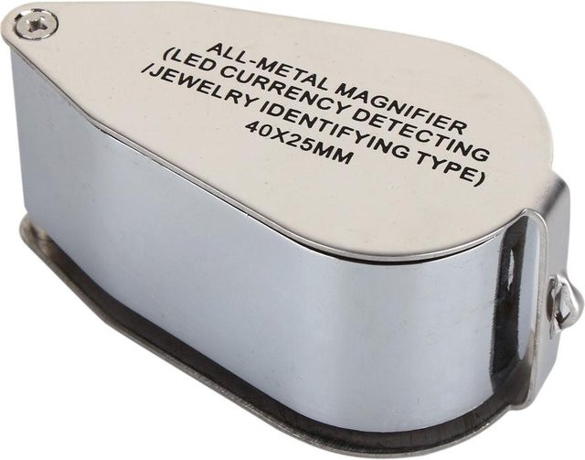 Painter Klapplupe 40x, mit LED-Beleuchtung, silver - Bild 1