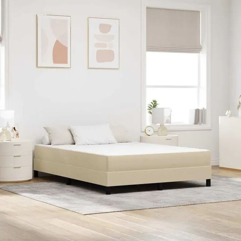 vidaxl Taschenfederkern Matratze aus Stoff in Grün, B/B: 140 x 200 cm - Bild 1