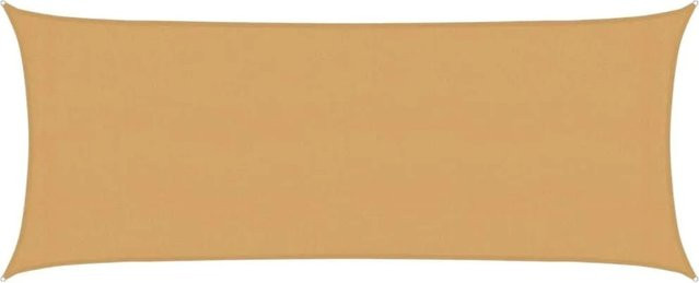 vidaXL Sonnensegel rechteckig aus HDPE in Sandfarben B/B/H: 2 x 4,5 m - Bild 1