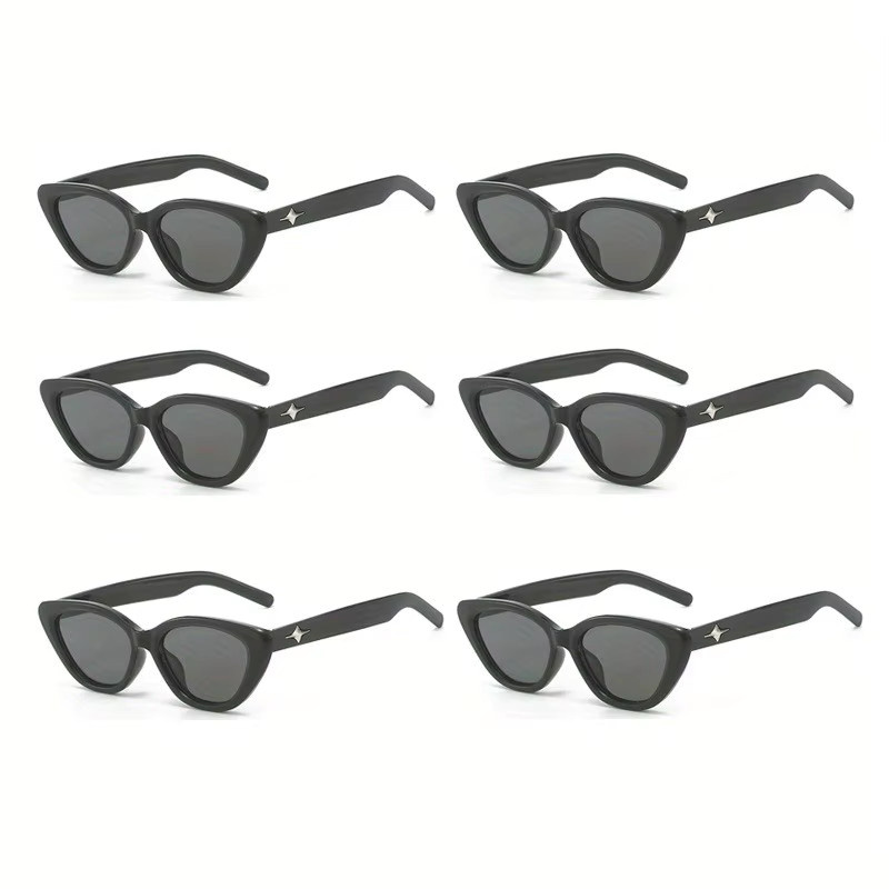 BMAD Sonnenbrille Cat-Eye, Damen, Vollrand, Schwarz, Kunststoff - Bild 4