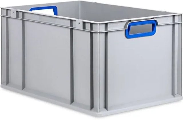 PROREGAL Eurobox Nextgen Color Transportbox mit verstärktem Boden, Blau, H x B x T: 32 x 40 x 60 cm, 65 Liter - Bild 1