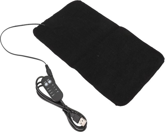 FunCouples USB Heizkissen in Schwarz mit 4 einstellbaren Temperaturstufen und Timer für Rücken, Taille und Bauch - Bild 1