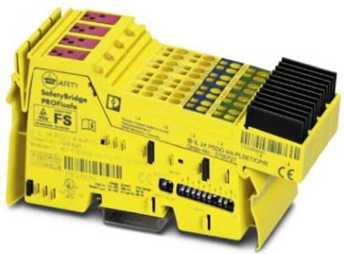 Phoenix Contact Sicherheitsmodul IB IL 24 PSDO 4/4-R-PAC 2700804 in Gelb, 24 V/DC - Bild 1