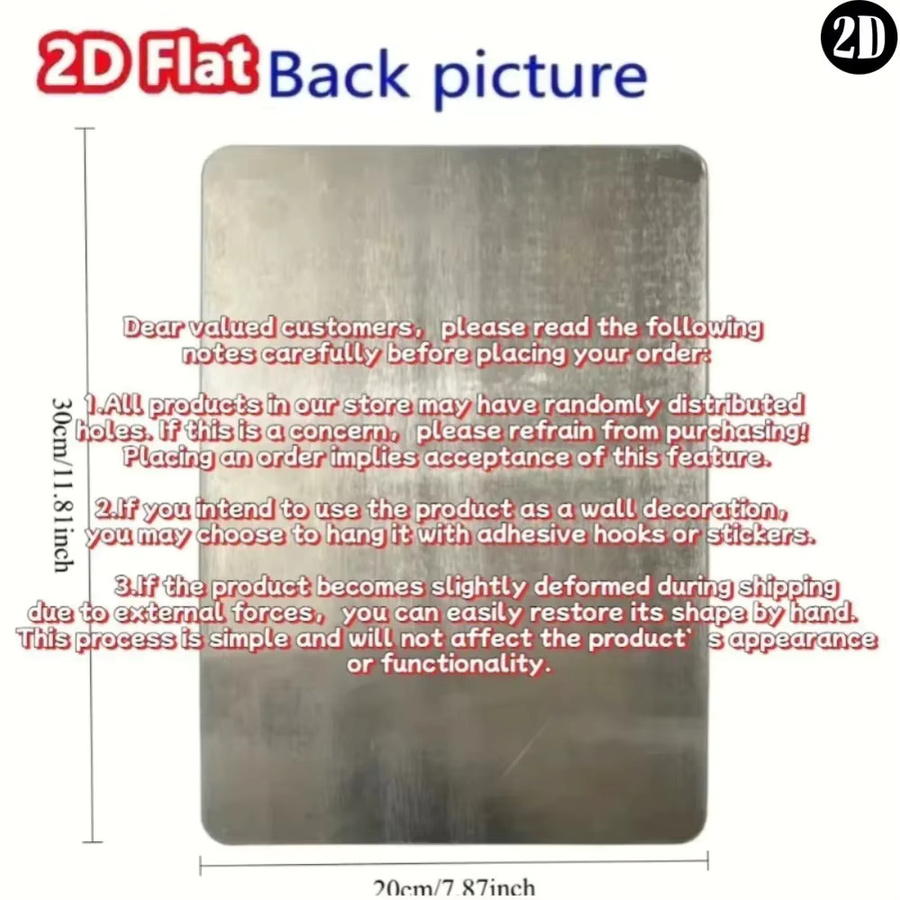HELLOYOUNG Retro Vintage Wandkunst Metallschild Portrait in Weiß, Rechteckig - Bild 1