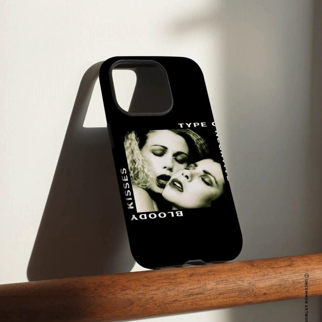 T-Typ-O-Negatives Handyhülle für iPhone 17 16 15 14 13 12 Pro Max Plus in Schwarz und Weiß mit glänzender HD-Doppelschicht-Flüssighartschale - Bild 1