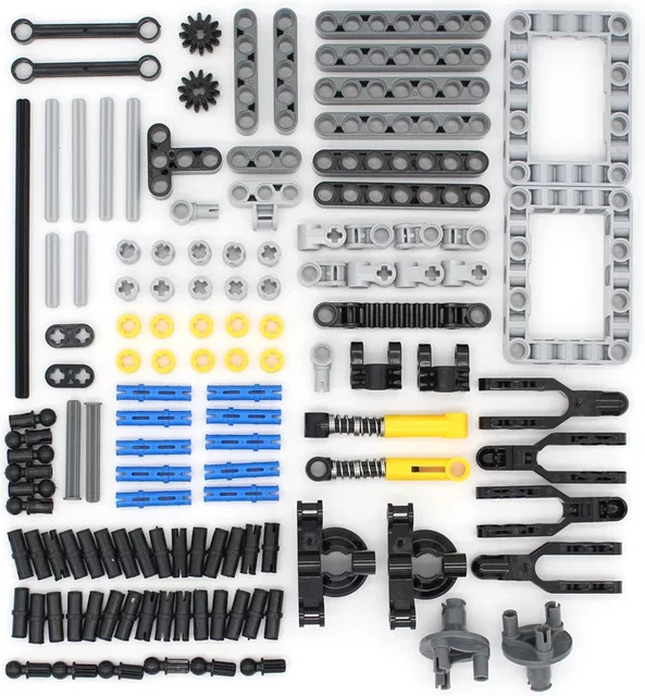 wishiot Technik-Bausteine, Zubehör, 123-teiliges Set - Bild 1
