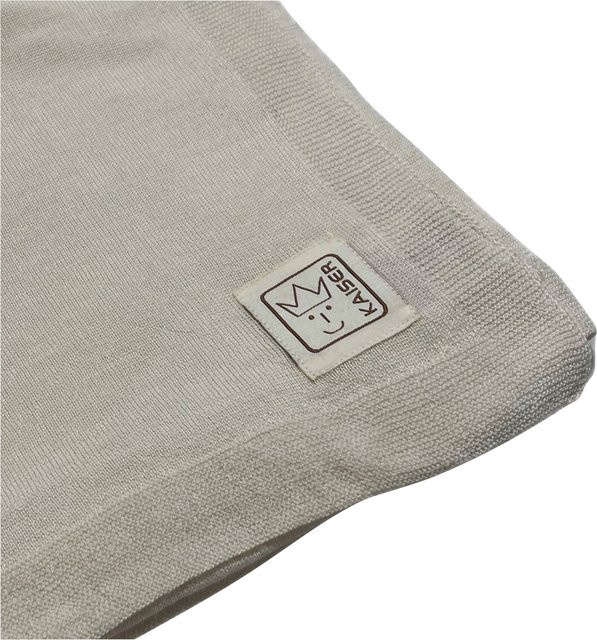 Kaiser Babydecke Wool Plain aus Merino-Wolle in Beige, B x H: 80 x 100 cm - Bild 1