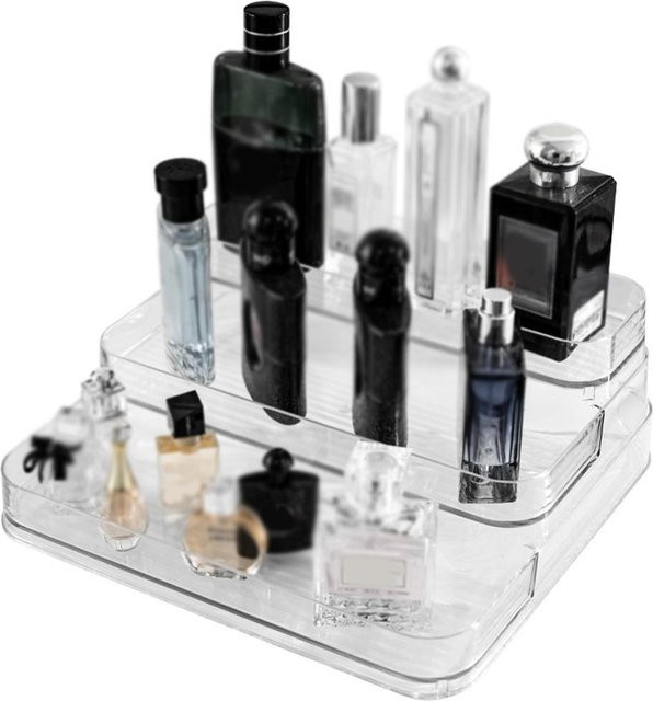 TOMTOP JMS Kosmetik Organizer, 3-stufiges Acryl Display, transparent - Bild 1