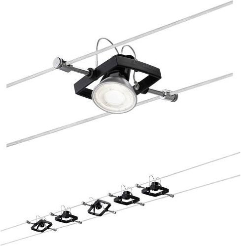 Paulmann Wire Set MacII Seil-Komplettsystem mit GU5.3 LED in Schwarz matt - Bild 1