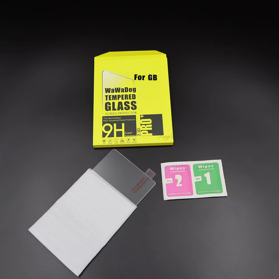 2 Stück TingDong Displayschutz aus gehärtetem Glas für GBA SP Konsolen, transparent und kratzfest - Bild 2