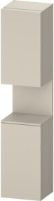 Duravit Hochschrank Qatego in Tau Matt mit 2 Türen und Glasfront, B/T/H: 40 x 36 x 176 cm - Bild 1