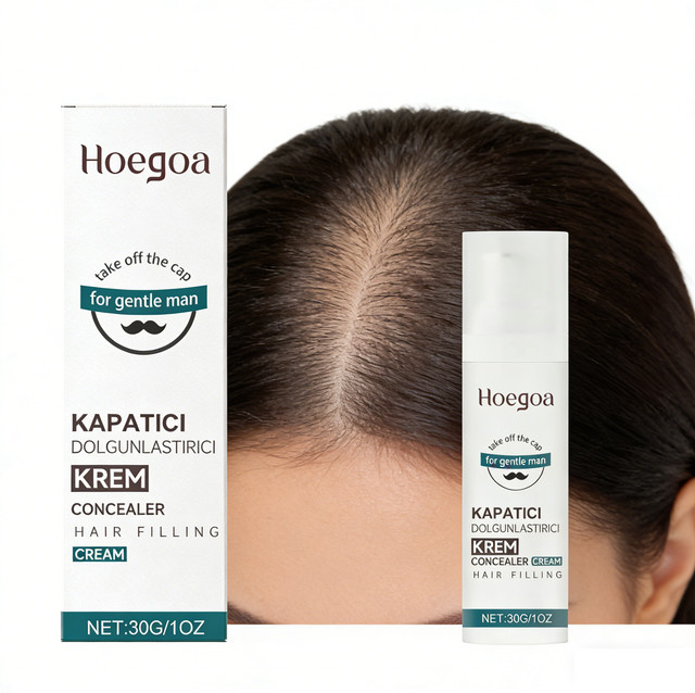HOEGOA Haaransatz-Concealer Creme, Schwarz, Unisex - Bild 1