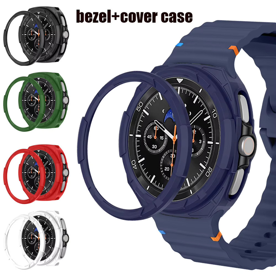 LCAPLE Schutzhülle für Samsung Galaxy Watch 8 Classic, 46 mm, PC, rot - Bild 2