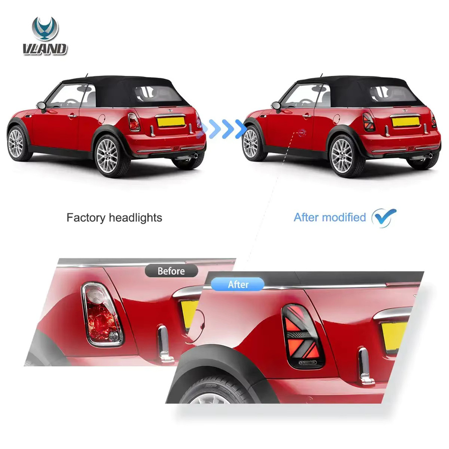 Vland LED-Rücklichter für Mini R-Serie 1. Generation (R50 R52 R53) mit sequenziellem Blinker und dynamischer Willkommensbeleuchtung - Bild 5