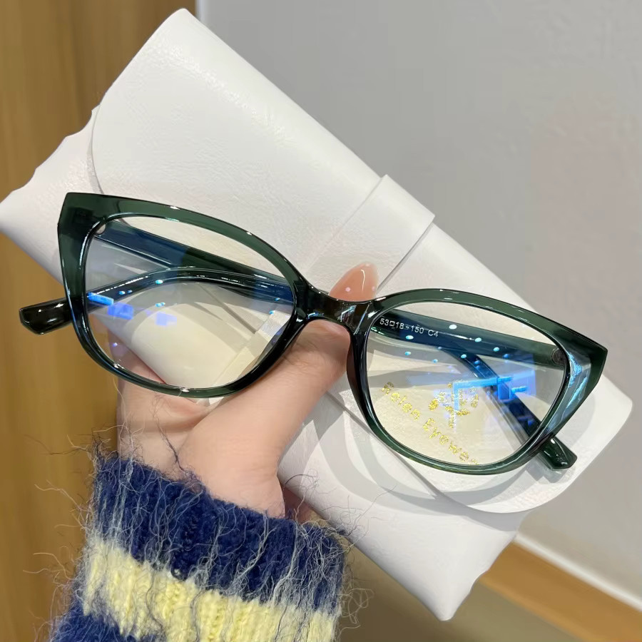RELEN Korrektionsbrille Cat-Eye, Damen, Vollrand, Kunststoff, Blaulichtfilter - Bild 1