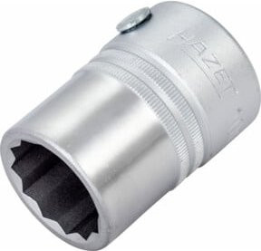 Hazet Doppel-6-Kant-Steckschlüssel-Einsatz 1000Z-24 s, 24 mm, 3/4 Zoll, Silber - Bild 1