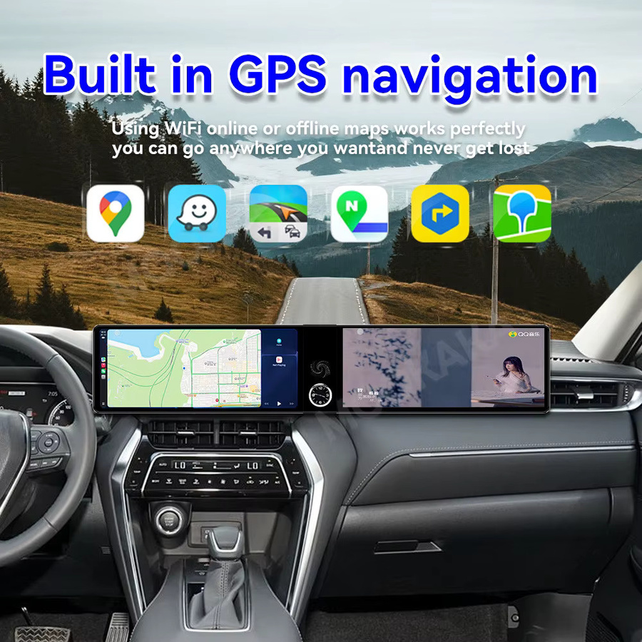 ZWNAV Android 13 Dual Bildschirm Multimedia Player für Audi Q7 mit GPS, Carplay und WIFI, 12,3 Zoll, Schwarz - Bild 6