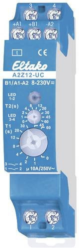 Eltako A2Z12-UC Zeitrelais 230 V/AC mit 2 Schließern und Zeitbereich 0,1 - 14400 s in Blau - Bild 1
