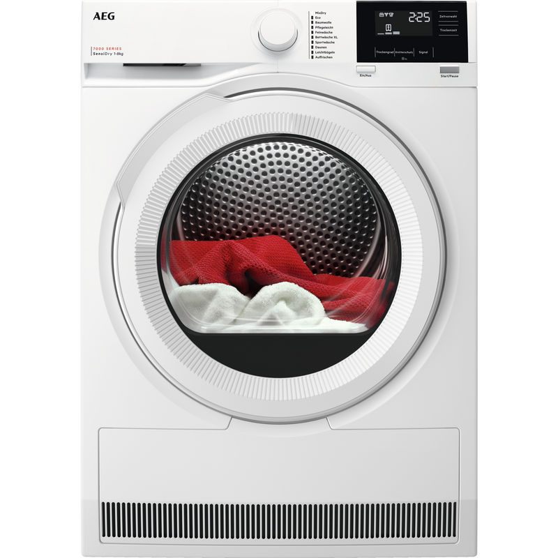 AEG SensiDry Wärmepumpentrockner TR7T60680, Freistehend, Weiß - Bild 2