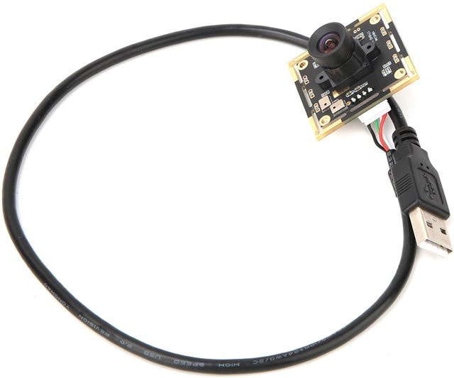 Cmperipheral USB-Kameramodul mit OV2710-Chip, 100 Grad Weitwinkelobjektiv, 1920x1080 Auflösung, Schwarz, USB-C Anschluss - Bild 1