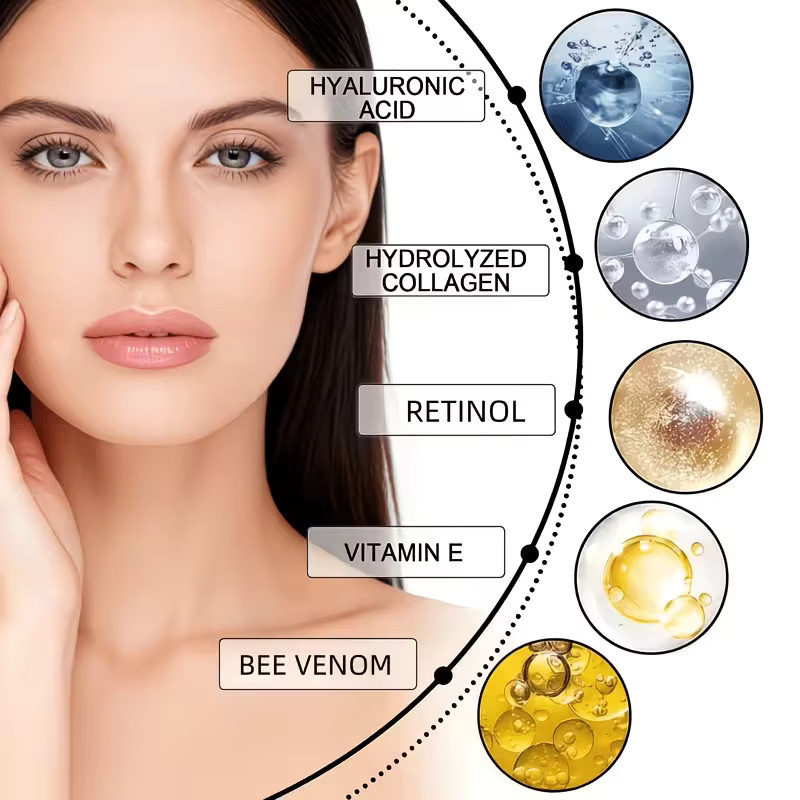 Water Ice Levin Anti-Aging Gesichts- und Halscreme mit Kollagen und Aloe Vera, Reife Haut - Bild 5