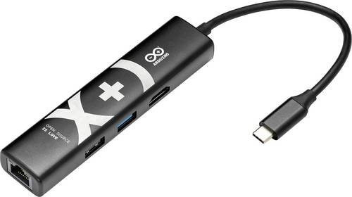 Arduino USB-C Dockingstation TPX00241 8-in-1 mit HDMI 4K UHD, Ethernet und 65W Power Delivery in Schwarz - Bild 1