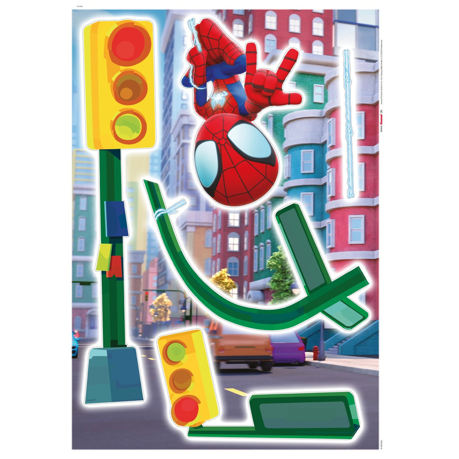 Komar Deko-Sticker Spiderman Lamp Swing in Bunt - Bild 2