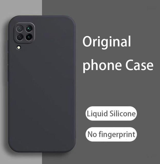 Stoßfeste quadratische Silikon-Handyhülle für Huawei P40 Lite, Nova 7i und Nova 6 SE in Lila - Bild 1