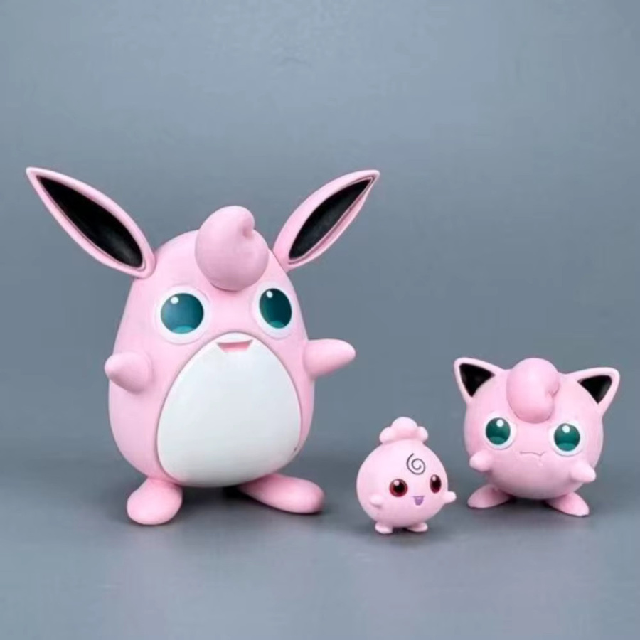 DUODUOBAO Pokémon Actionfiguren, Mini PVC-Statue, Rosa / Pink - Bild 2