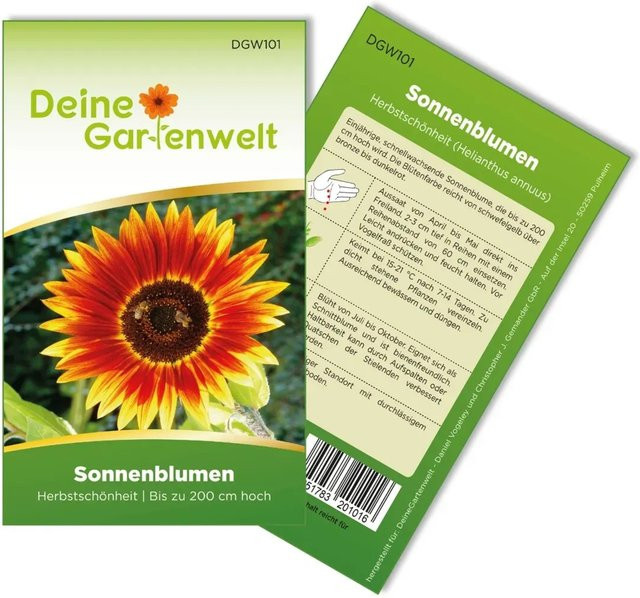 Deine Gartenwelt Sonnenblumen Herbstschönheit Blumensamen für deinen Garten - Bild 1