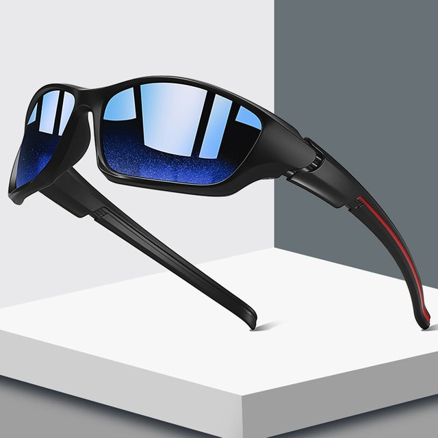 WSZ Sportsonnenbrille, Vollrand, Kunststoff, Unisex, black - Bild 1