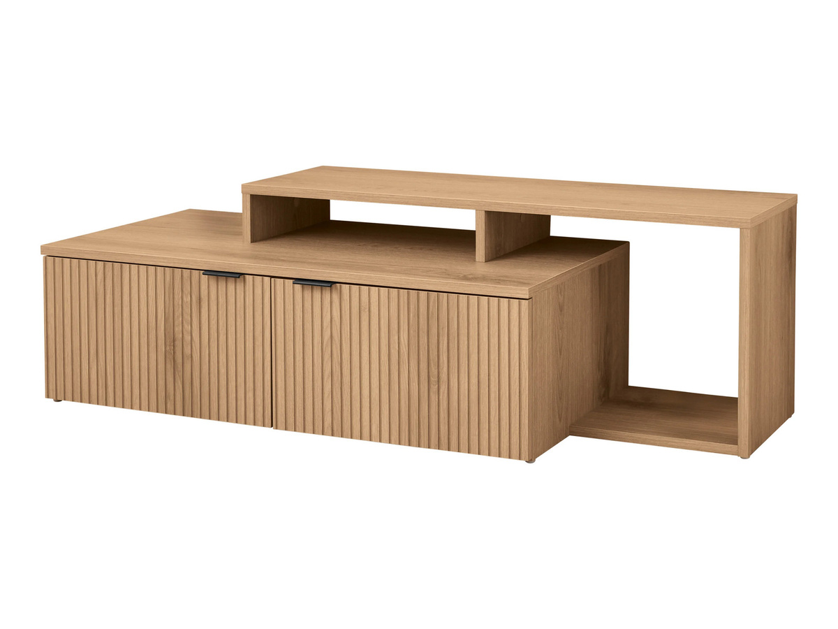 LIVARNO Lowboard in Eichenoptik Braun mit 2 Türen für dein Wohnzimmer - Bild 2