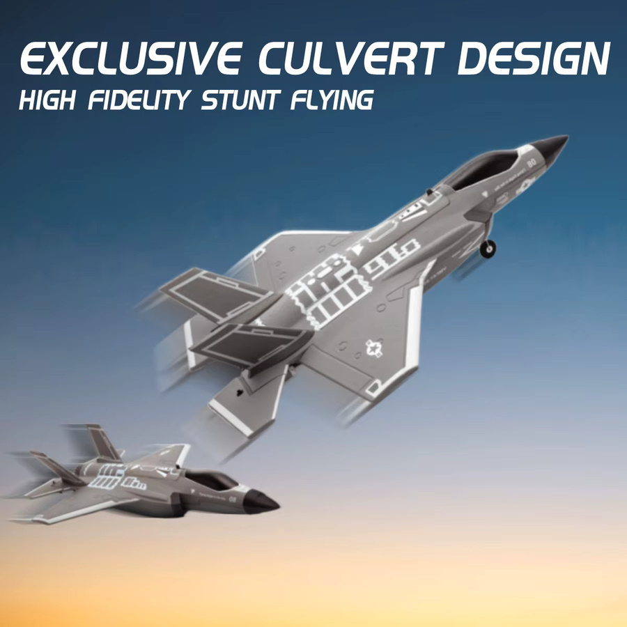 JIKEFUN F35 Fighter, RC Flugzeug, ferngesteuert, 4-Kanal, bürstenlos - Bild 3