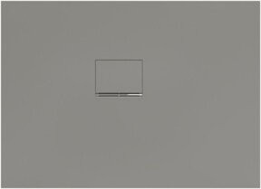 Villeroy & Boch Duschwanne Squaro Infinity Eck-Einbau links, Mineralguss, Grau, B/T/H: 110 x 80 x 4 cm - Bild 1