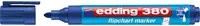 edding Flipchartmarker 380 mit Bullet-Spitze in Blau und Türkis - Bild 1