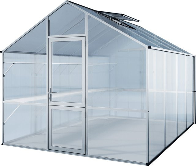 KGT Gewächshaus Lilie IV pressblank 12,7 m² mit 10 mm HKP - Bild 1