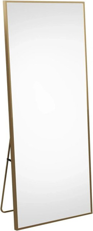 PXloue Standspiegel Rechteckiger Ganzkörperspiegel in Gold, B/H: 77 x 177 cm