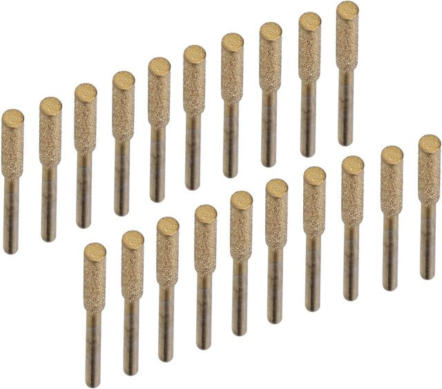 Painter Kettensägen Schärfer Set mit 20 Stück rotierenden Grat Schleifköpfen und Feilen in Gold - Bild 1