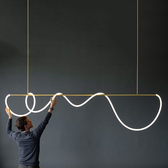 Nordic LED Kronleuchter Einstellbar für Küche, Esszimmer und Wohnzimmer - Bild 1