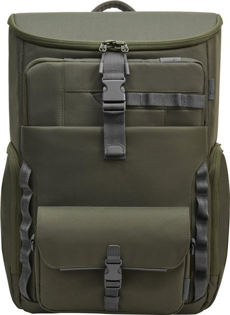 HP Notebook-Rucksack modular für 15,6 Zoll in Grau und Grün (9J496AA) - Bild 1