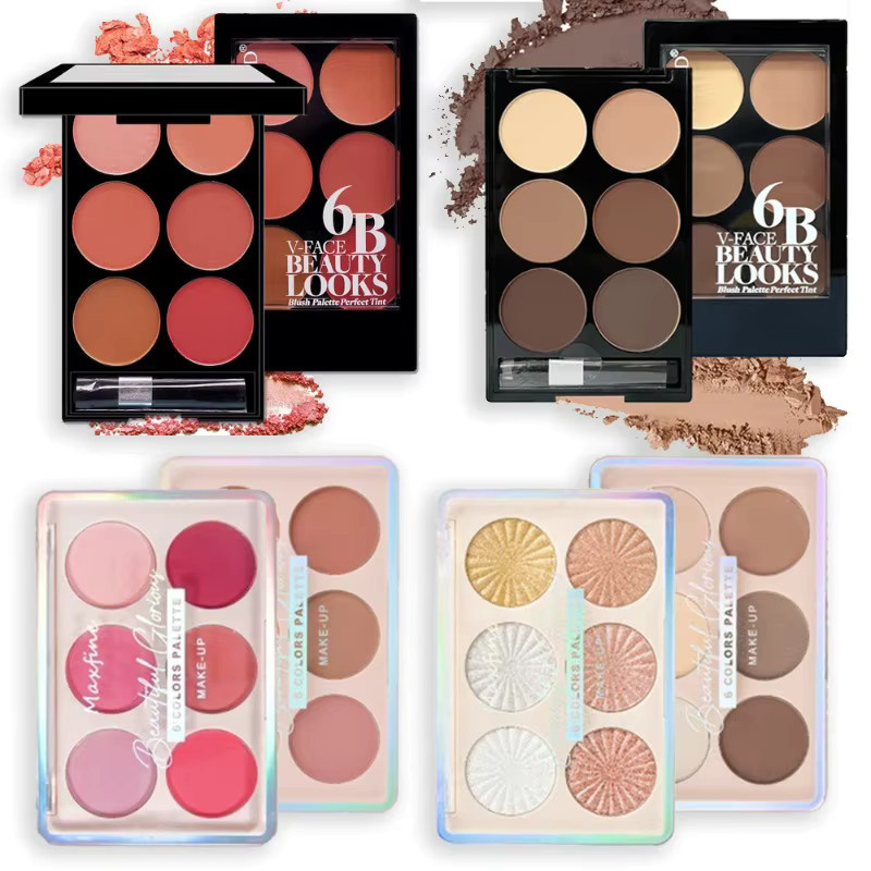 Rouge und Konturierung All-in-One-Palette, Puder, Matt, Unisex - Bild 2