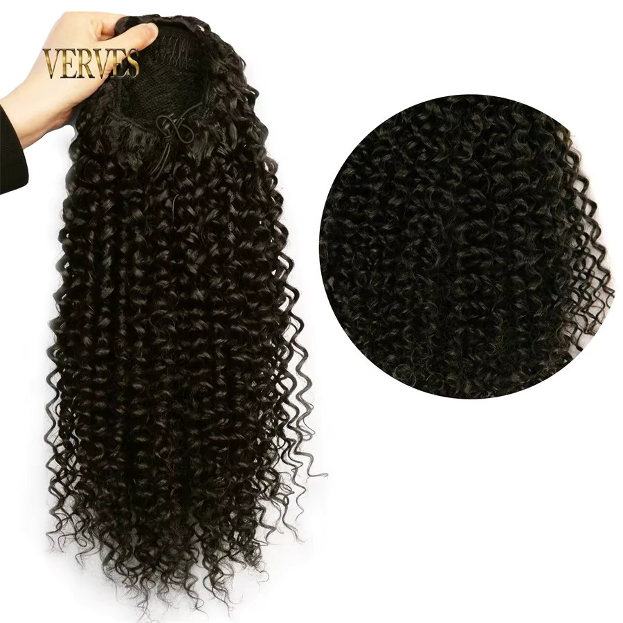 Verves Haarverlängerung Clip-in, lockiges Haar, Unisex - Bild 1