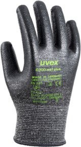 uvex C300 wet plus Nitrilhandschuhe in Grau, Größe 7 - Bild 1