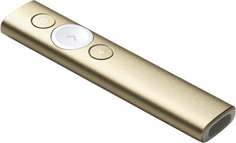 Logitech Spotlight Präsentations-Fernsteuerung mit Bluetooth in Gold - Bild 1