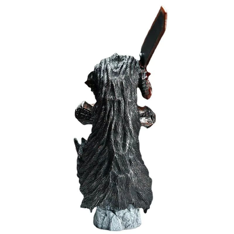 Bandai Berserk Mad Warrior Worn Battle Beschädigte Version Actionfigur Modell Statue in Schwarz, Höhe: 25 cm, Breite: 25 cm, Tiefe: 25 cm - Bild 2