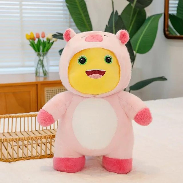 Yiran toy Kawaii Milchdrache Schweinswal, Plüschtier, 30cm, ab 18 Jahren - Bild 1