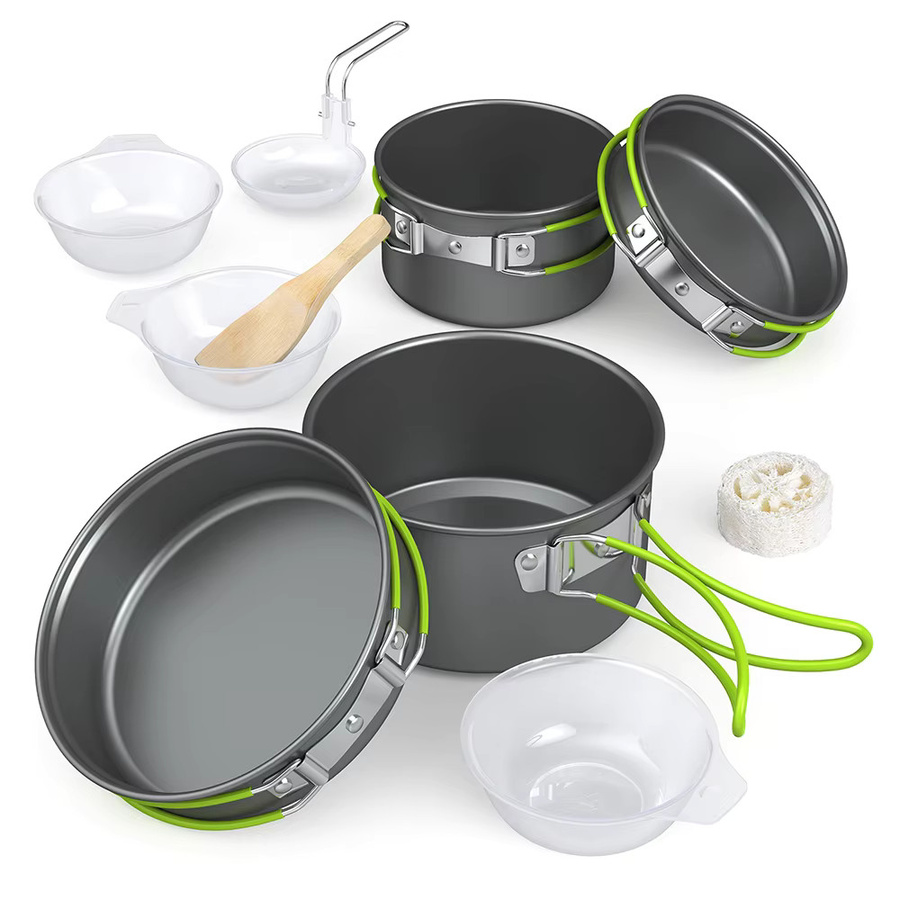 LISM 4-teiliges Outdoor-Kochgeschirr-Set aus Aluminium für 2-3 Personen - Bild 6